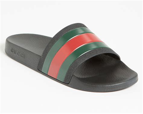 men wearing gucci slides|gucci knockoff slides for men.